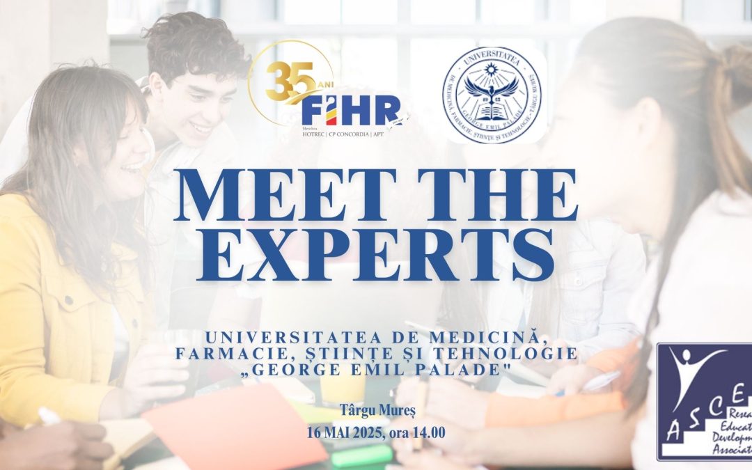 Meet the experts – eveniment organizat de UMFST